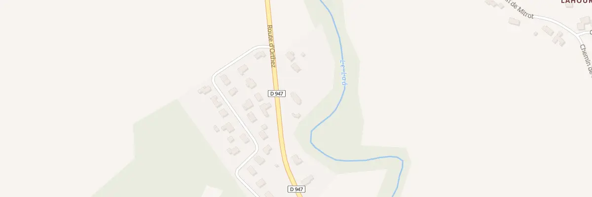 Plan du 830 Rte d’Orthez à Laà-Mondrans