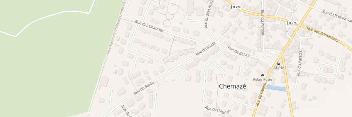 Plan du 8 Rue du Stade à Chemazé