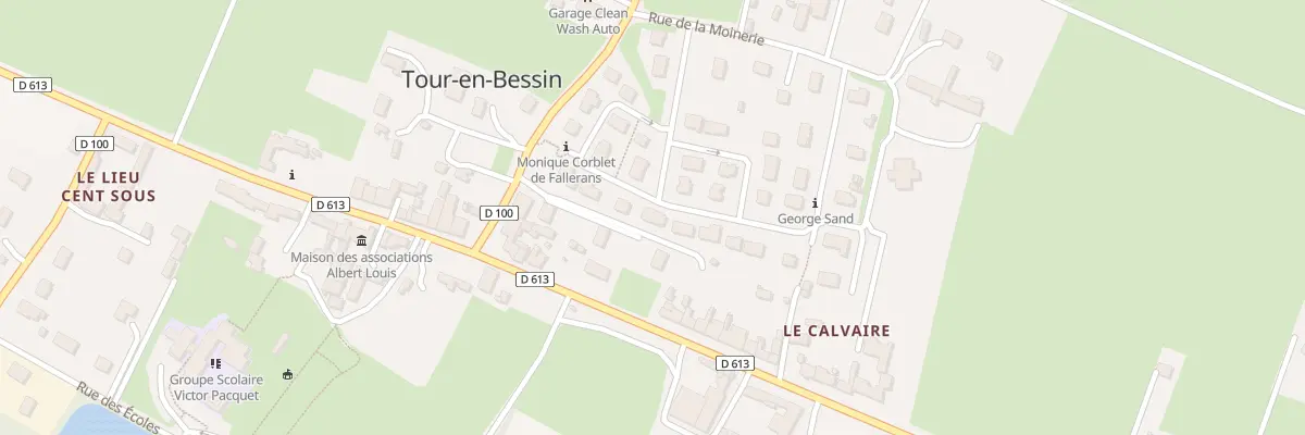 Plan du 15 Rue Monique Corblet de Fallera à Tour-en-Bessin