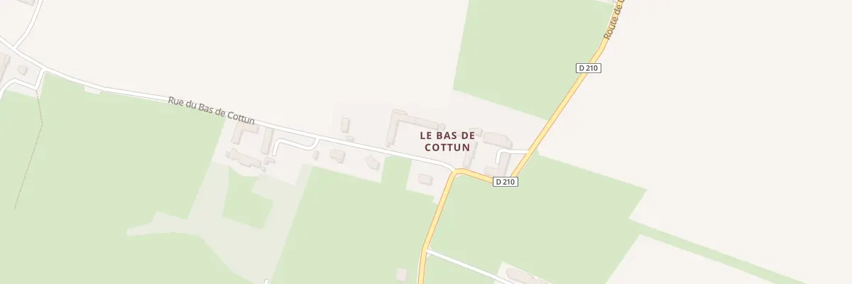 Plan du 13 Rue du Bas de Cottun à Cottun