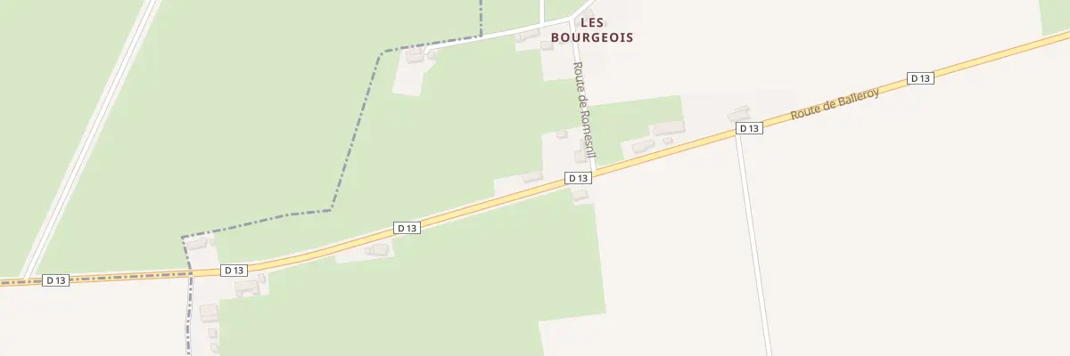 Plan du 1292 Rte de Balleroy à Saint-Paul-du-Vernay
