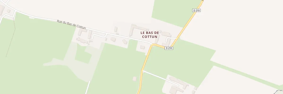 Plan du 20 Rue du Bas de Cottun à Cottun