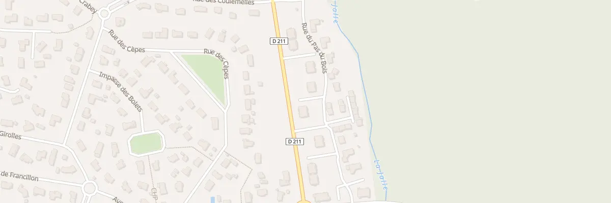 Plan du 155 Rue du Pas du Bois à Saint-Jean-d’Illac