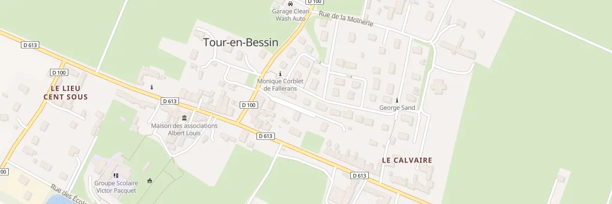 Plan du 17 Rue Monique Corblet de Fallera à Tour-en-Bessin