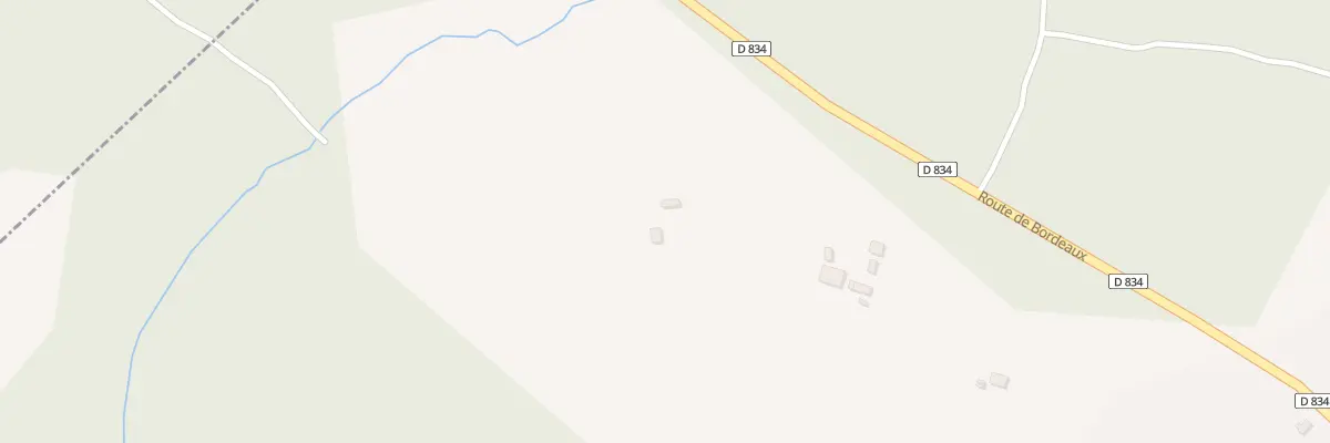 Plan du 1539 Rte de Bordeaux à Moustey