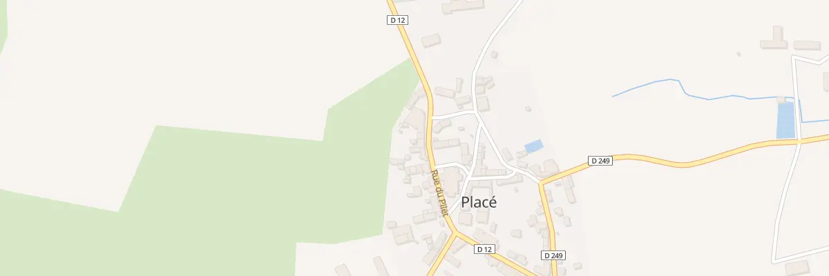 Plan du 12 Rue du Pilet à Placé
