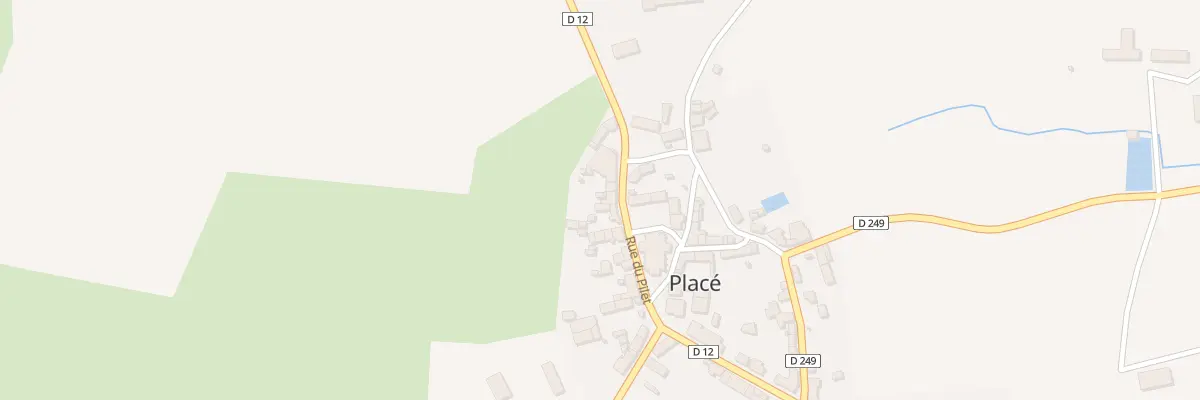 Plan du 10 Rue du Pilet à Placé