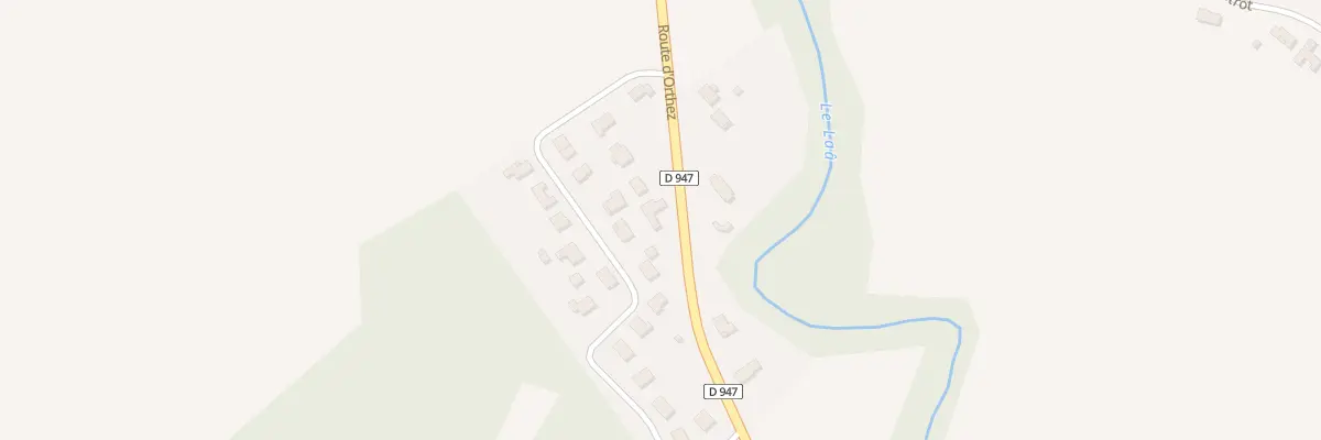 Plan du 258 Che de Marlats à Laà-Mondrans