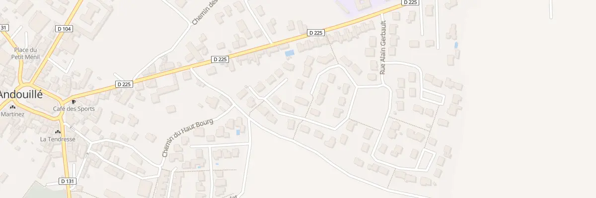 Plan du 20 Rue du Douanier Rousseau à Andouillé