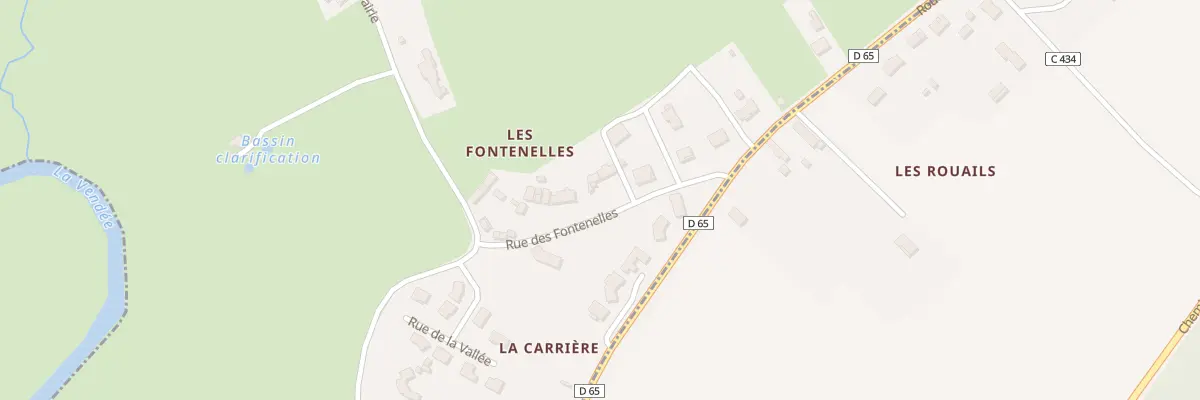 Plan du 21 Rue des fontenelles à L’Orbrie