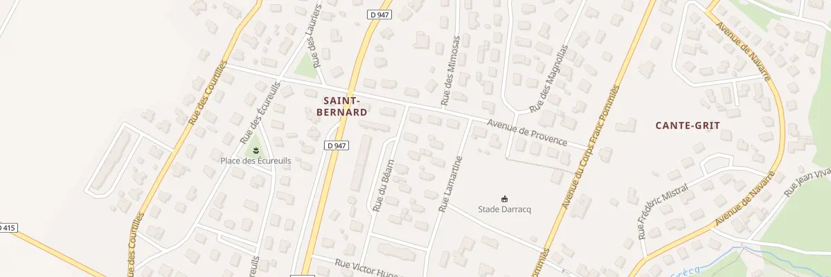 Plan du 12 Rue du Bearn à Orthez