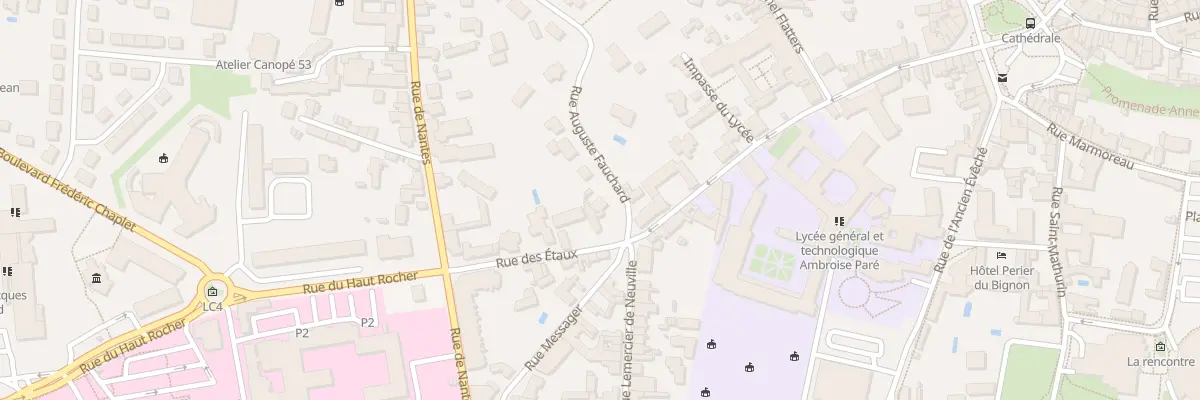 Plan du 7 Rue Auguste Fauchard à Laval
