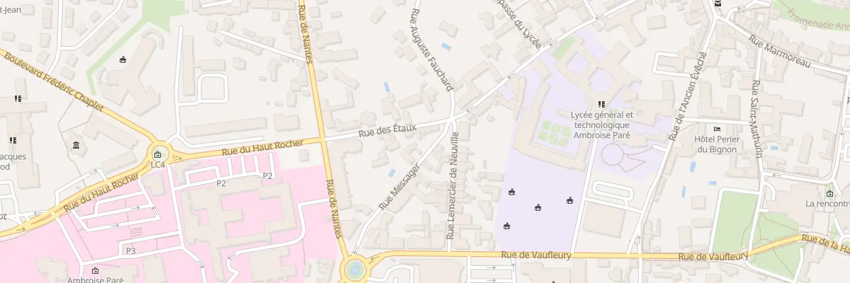 Plan du 3 Rue des Etaux à Laval