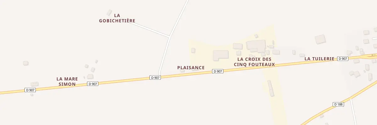 Plan du 5342 Plaisance à Saint-Georges-de-Rouelley