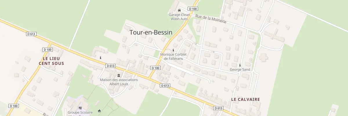 Plan du 21 Rue Monique Corblet de Fallera à Tour-en-Bessin