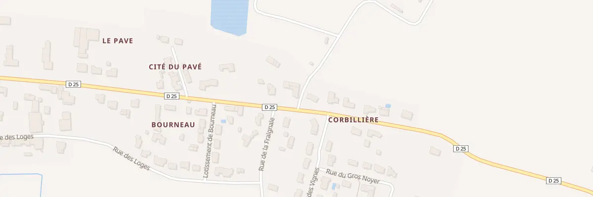 Plan du 43 Rue saint-pient à Maillé