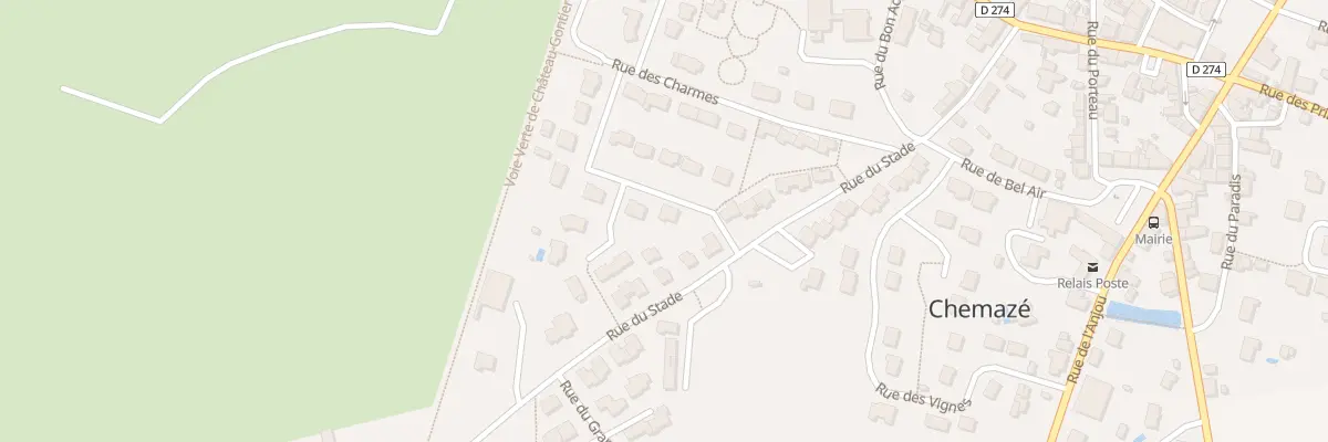 Plan du 1B Rue des Acacias à Chemazé