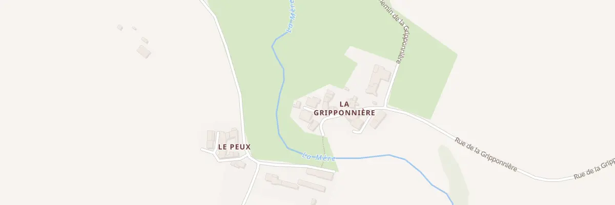 Plan du 34 La Gripponiere à Antigny