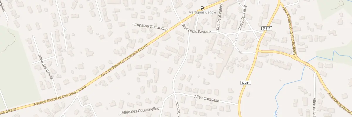 Plan du 6 Rue Henri Dunant à Martignas-sur-Jalle