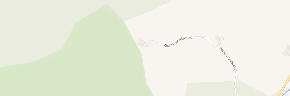 Plan du 640 Che d’Ondarzühü à Barcus