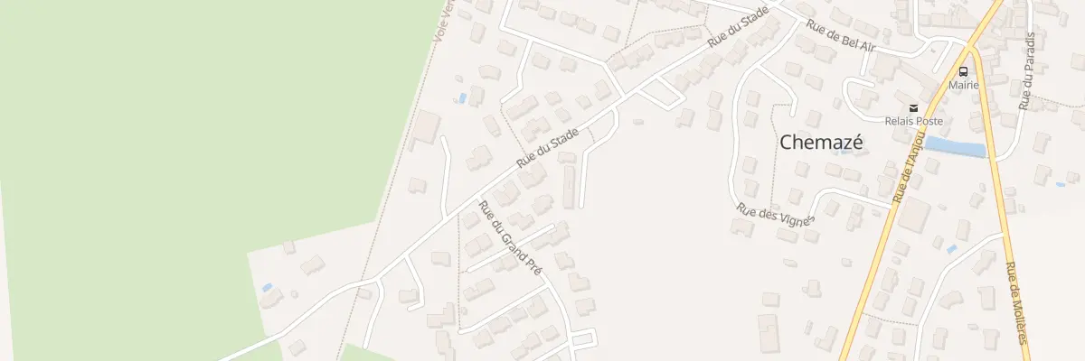 Plan du 9A Rue du Stade à Chemazé