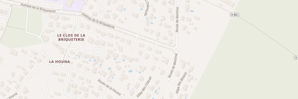 Plan du 45 Av de la Briqueterie à Belin-Béliet