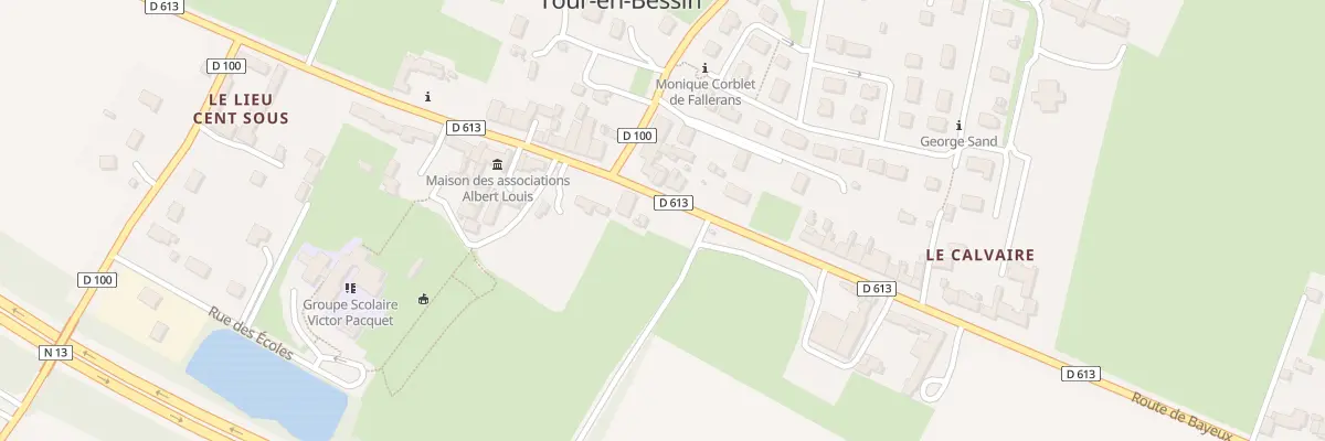 Plan du 11 Rte de Bayeux à Tour-en-Bessin
