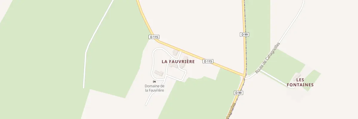 Plan du 5021 La Fauvriere à Sainte-Honorine-de-Ducy