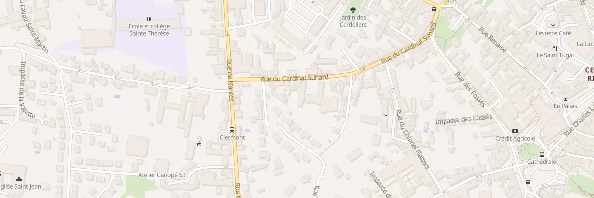 Plan du 29 Rue du Cardinal Suhard à Laval