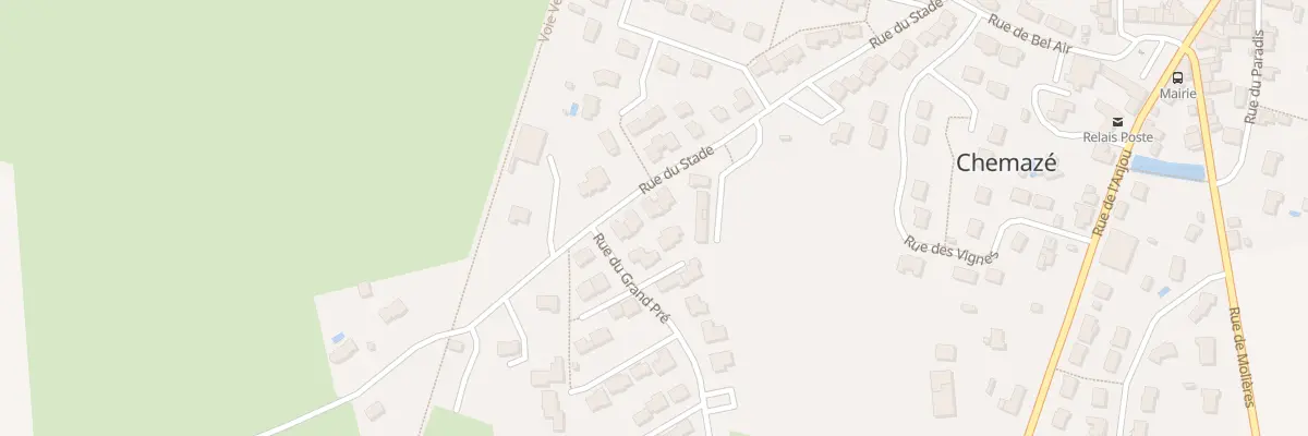 Plan du 9B Rue du Stade à Chemazé