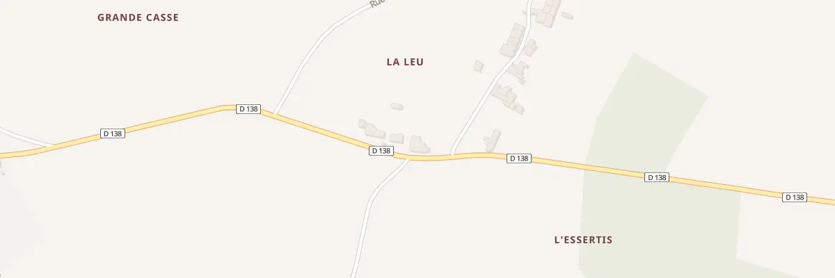 Plan du 5191 La Leu à Thézac