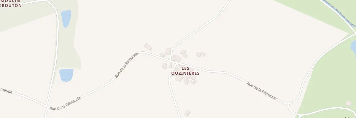 Plan du 3 Les Ouzinières à Réaumur