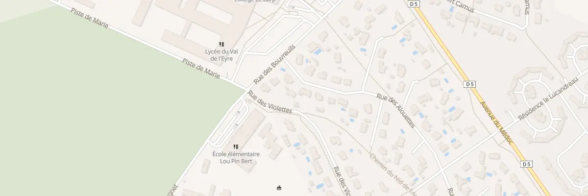 Plan du 4 Rue des Alouettes au Barp