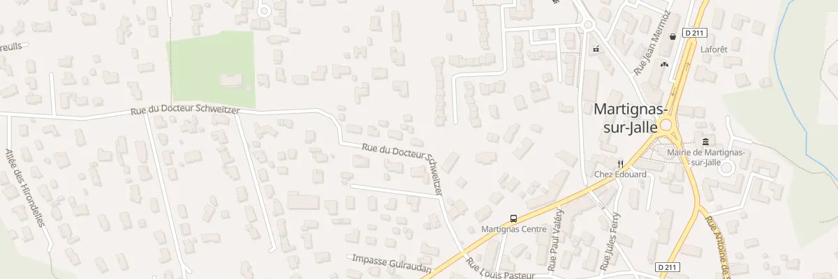 Plan du 8 Rue du Doc Albert Schweitzer à Martignas-sur-Jalle