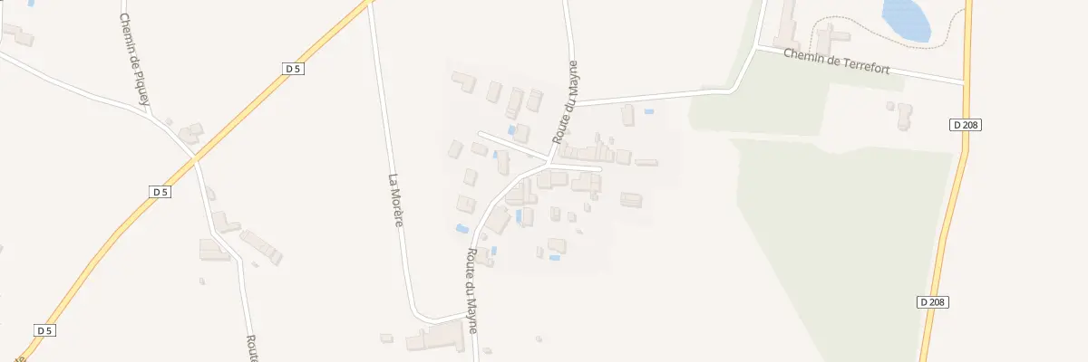Plan du 54 Rte du Mayne à Moulis-en-Médoc