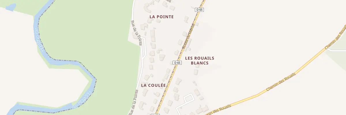 Plan du 166 Rte de Merite à L’Orbrie