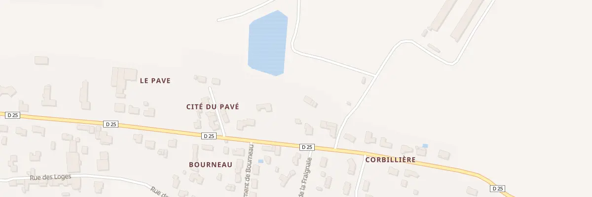 Plan du 5501F Le Pave à Maillé