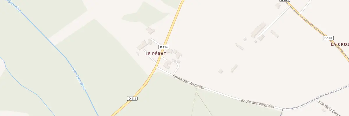 Plan du 3 Rte des Vergnées à Thaims