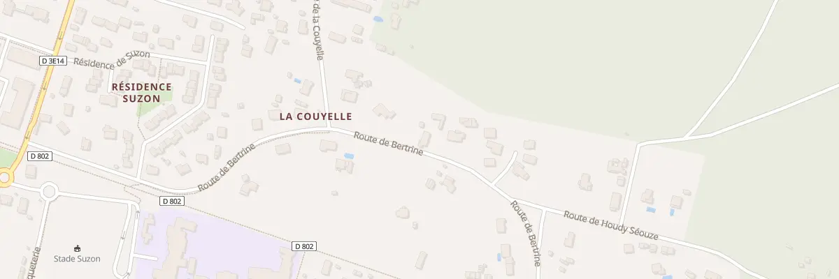 Plan du 63 Rte de Bertrine à Belin-Béliet