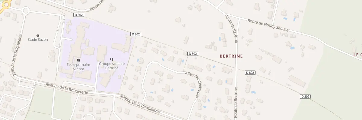 Plan du 20 All des Chevreuils à Belin-Béliet
