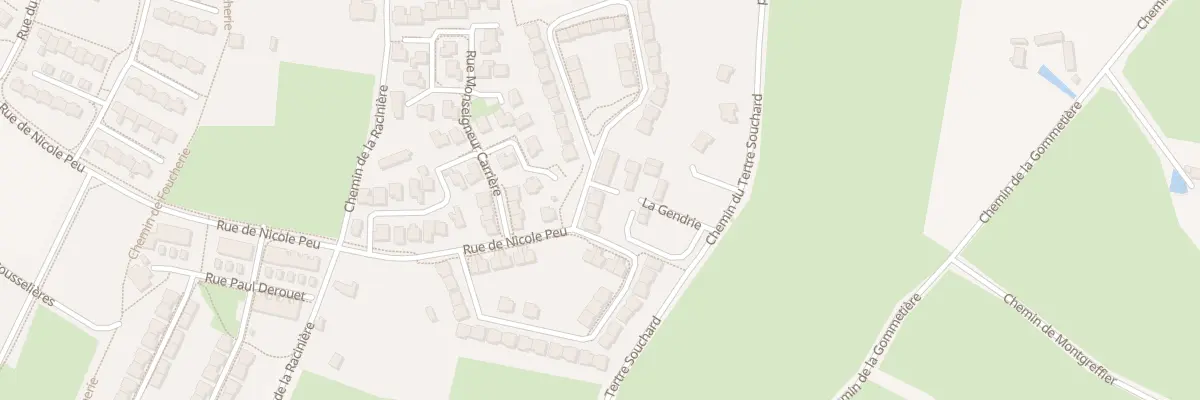 Plan du 6 All de Tibhirine à Laval