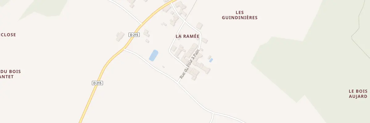 Plan du 2 Rue du Four a Pain à Bords