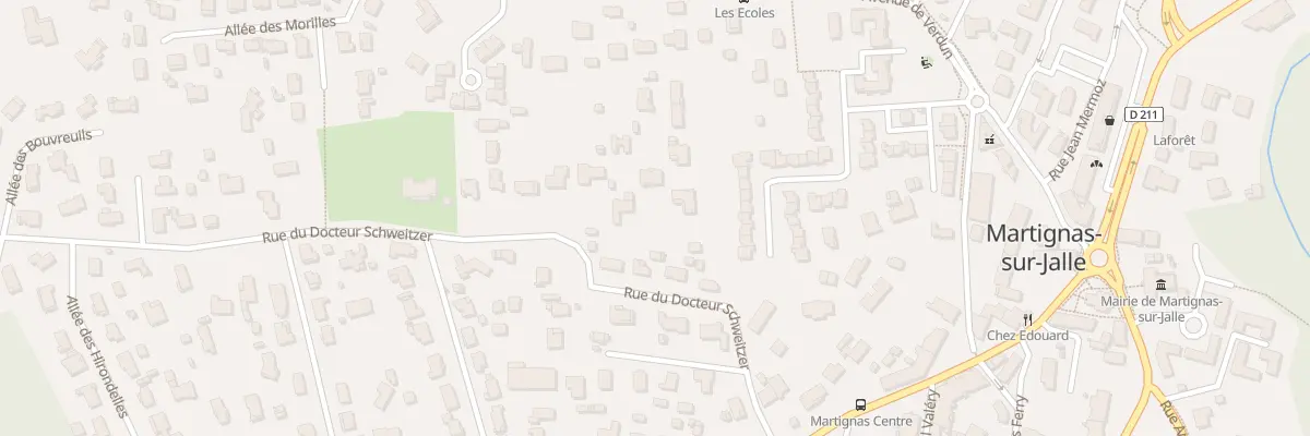 Plan du 23B Av de Verdun à Martignas-sur-Jalle