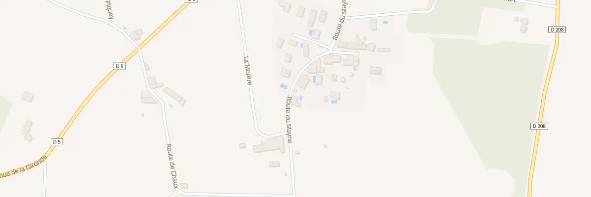 Plan du 70 Rte du Mayne à Moulis-en-Médoc
