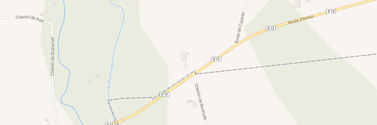 Plan du 1171 Rte d’Amou à Arsague
