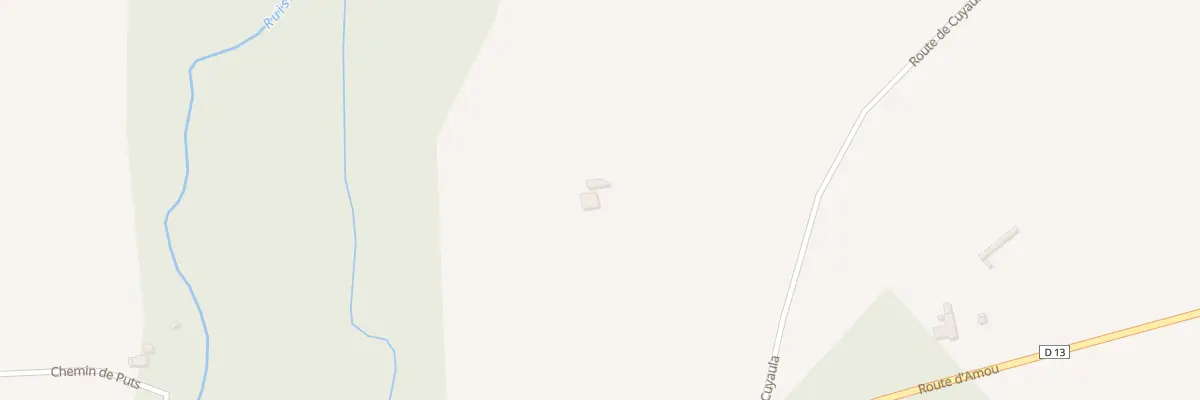 Plan du 123 Rte de Cuyaula à Arsague