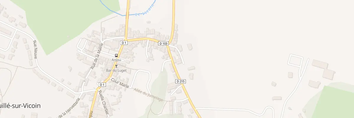 Plan du 3 Rue de Lancheneil à Nuillé-sur-Vicoin