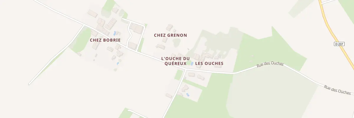 Plan du 1 Rue des Ouches aux Essards