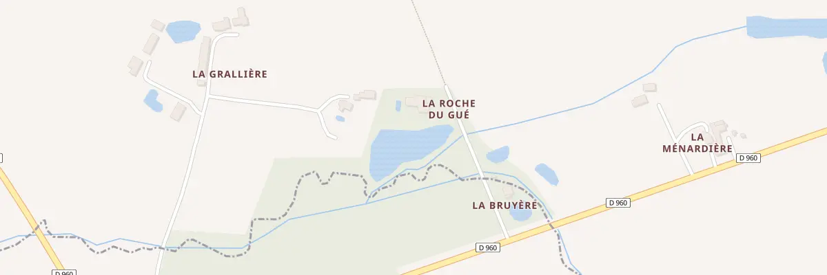 Plan du 5826 La Gralliere à Trémentines