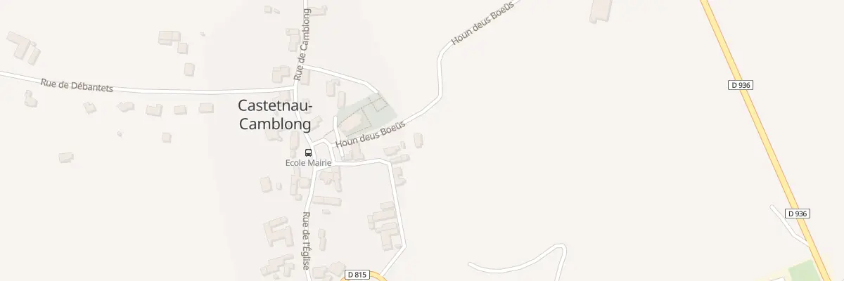 Plan du 5066 Le Bourg à Castetnau-Camblong